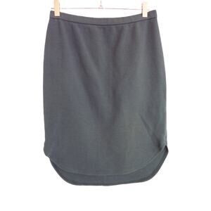 Banana Republic Gray Ribbed Skirt M